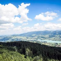 Vue sur le Lac de la Gruyère – Bergibike 2017