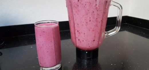 Le résultat - Recette smoothie fruits rouges récupération