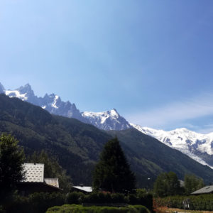 Vue sur le Mont Blanc – MB Race Ultra 2018