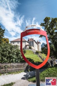 Vue sur le château de Gruyères - Open Bike 2019