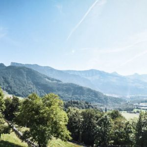 Vue depuis le château de Gruyères – Open Bike 2019